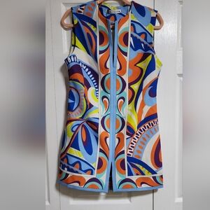 ZARA Multi Color Mini Dress Size L